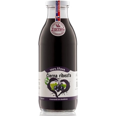 Zamio 100% šťáva Bio čierna ríbezľa 0,5 l