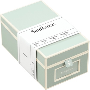 Semikolon Кутия за визитни картички Die Kante ментова (364116)