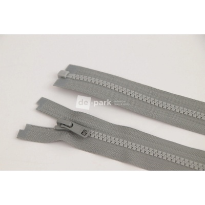 de-park Zip YKK - 70cm - dělitelný - světle šedá - 851