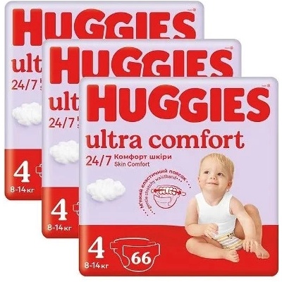 Huggies Ultra Comfort Mega 4 198 ks