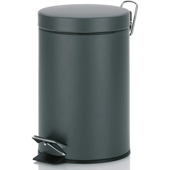 Kela 3 л тъмно сив кош за отпадъци с педал KELA от серия Monaco