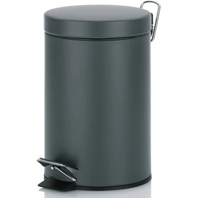 Kela 3 л тъмно сив кош за отпадъци с педал KELA от серия Monaco