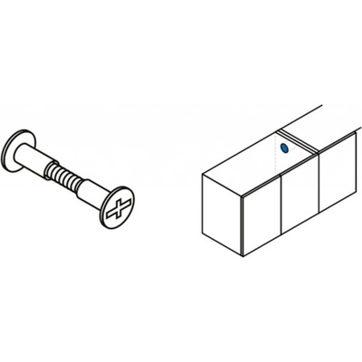 Walteco Šroub spojovací M6 x 26-35 mm, 8 ks – Zboží Mobilmania