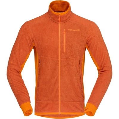 Norrøna Мъжко поларено яке Norrøna Falketind Warm1 Active Jacket Fleece jacket - Gold Flame / Exuberance (005-7091-0312)