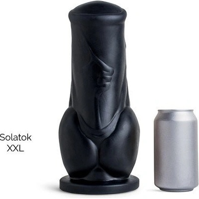 Mr. Hankey’s Toys Solatok XXL, prémiové silikónové dildo s Vac-U-Lock 29,5 x 7,6–11,7 cm