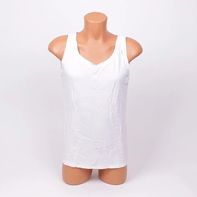 Мъжки потник в бял цвят - класически дизайн