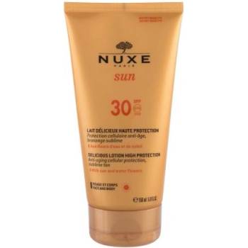 NUXE Sun Delicious Lotion SPF30 слънцезащитен лосион за тяло и лице 150 ml