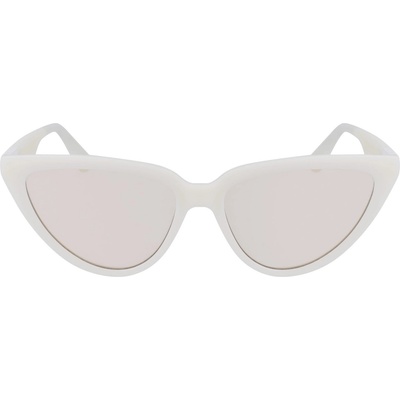 Calvin Klein Слънчеви очила Calvin Klein Jeans Women's Cat Eye Sunglasses - White
