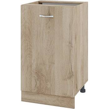 ИРИМ Долен шкаф с една врата и рафт Сити АРДА-43 дъб сонома арвен / дъб сонома арвен 50 см