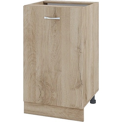 ИРИМ Долен шкаф с една врата и рафт Сити АРДА-43 дъб сонома арвен / дъб сонома арвен 50 см