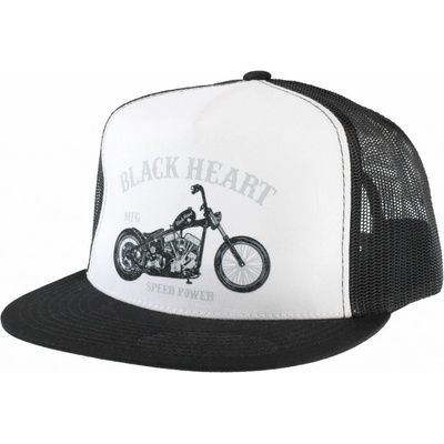 BLACK HEART BOBBER WHT 9787
