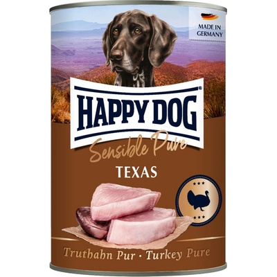 Happy Dog Sensible Pure Texas krůtí 6 x 400 g