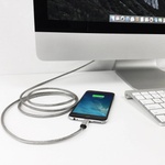Fuse Chicken Стоманен Lightning кабел за iPhone, iPad, iPod с Lightning - Fuse Chicken Armour Charge (1 метър)