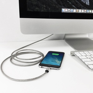 Fuse Chicken Стоманен Lightning кабел за iPhone, iPad, iPod с Lightning - Fuse Chicken Armour Charge (1 метър)
