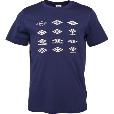 Umbro Historic Logo S Graphic tmavo modré biele