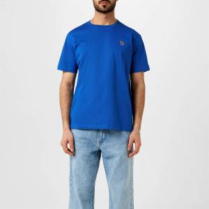 PS Paul Smith Тениска PS Paul Smith Men's Regular Fit Zebra Crew-neck T-Shirt - Blue 45