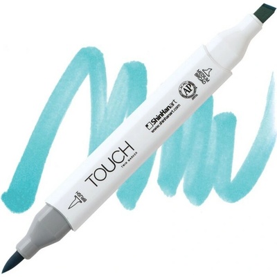 Lihová fixa TOUCH oboustranná Brush & Chisel, Baby blue (B66)