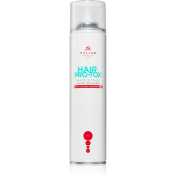 Kallos Hair Pro-Tox лак за суха и увредена коса 400ml