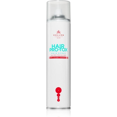Kallos Hair Pro-Tox лак за суха и увредена коса 400ml