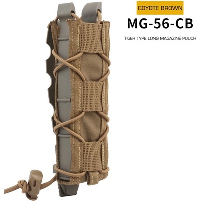 Wosport Tiger type molle na dlouhé zásobníky MP5 coyote