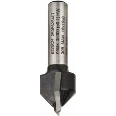 Bosch Accessories 2608628407 drážkovací fréza tvrdokov Délka 45 mm Vnější Ø 16 mm Ø hřídele 8 mm