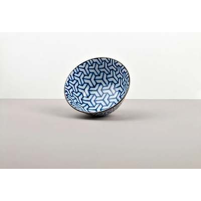Made In Japan miska Herringbone Indigo Ikat 13 cm 350 ml