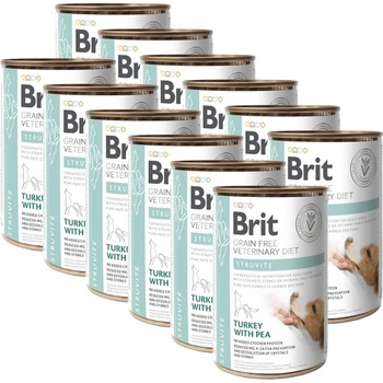 Brit Брит Ветеринарни Диети GF куче Струвит 12 x 400 г