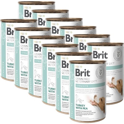 Brit Брит Ветеринарни Диети GF куче Струвит 12 x 400 г