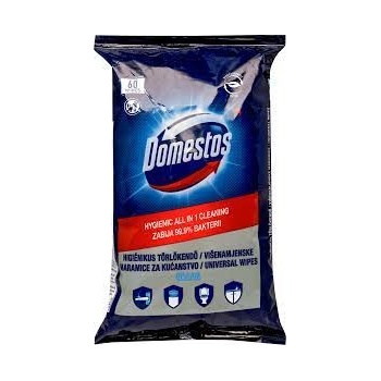 DOMESTOS Vlhčené utierky, 60 ks, "oceán"