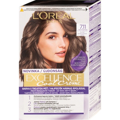 L'Oréal Excellence Cool Creme 7,11 Ultra Ash Blond 48 ml