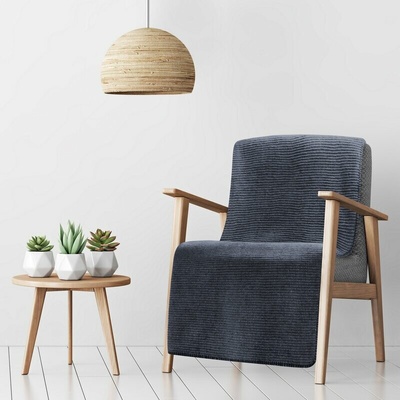 Takoy 70x160 cm DESIGN 91 Prehoz na kreslo-deka AMBER veľmi mäkká na dotyk so štruktúrovaným 3D vzorom z bavlneno-akrylových vlákien-HF-416441