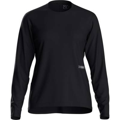 Ortovox Дамска фланелка с дълъг ръкав за колоездене Ortovox Women's Sequence Trail Jersey L/S Cycling jersey - Black Raven (156-2875-0112)