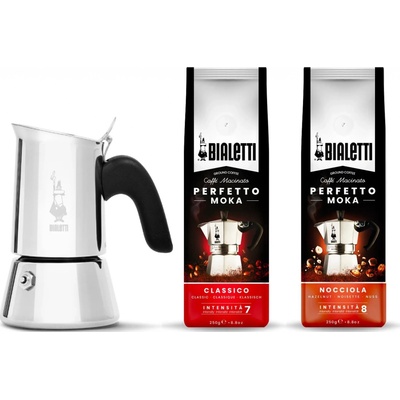 Bialetti New Venus 6 + 2x 250g káva Perfetto Moka