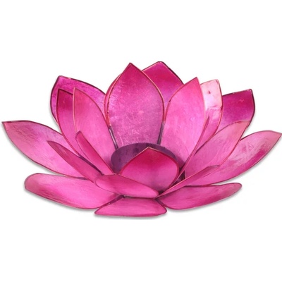 Svietnik Lotus veľký ružový