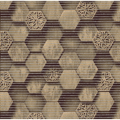 Aquamat 4059-2 Hexagon hnědý metráž 65 cm – Zboží Dáma