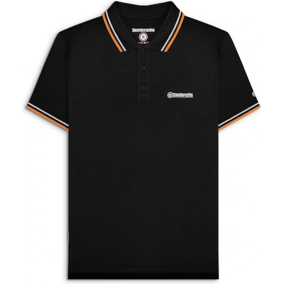 Lambretta Twin Tipped Polo - Black/White