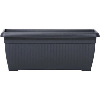 Prosperplast Květináč plast šedý 70 x 30 x 28 cm