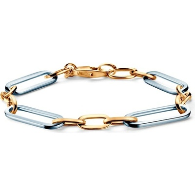 SAVICKI Náramok pozlátené striebro 6,8 mm 20 cm - B-B-B0672-00502-925-ZB