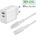 4smarts Wall Charger Set VoltPlug MFI 18W Plus 12W with USB-C Cable - захранване за ел. мрежа с USB-C кабел (бял)
