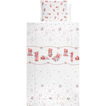 Lorelli Спален комплект 4 части - Мече с възглавничка, бежов 20800026101