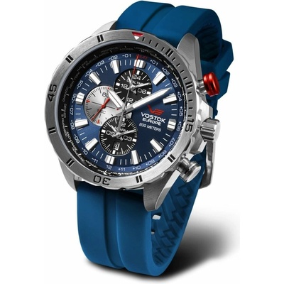 Vostok Europe YM26/320A652 modrý gumový remienok