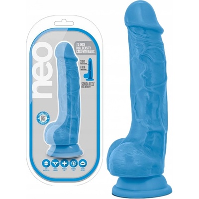 Blush Neo 7.5 Inch Dual Density Cock with Balls