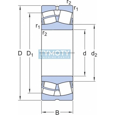 SKF 23140 CC/W33 súdčekové ložisko