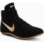 Nike Обувки за борба Nike Footsweep 2 black/metallic gold/gum light brown