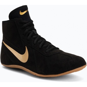 Nike Обувки за борба Nike Footsweep 2 black/metallic gold/gum light brown