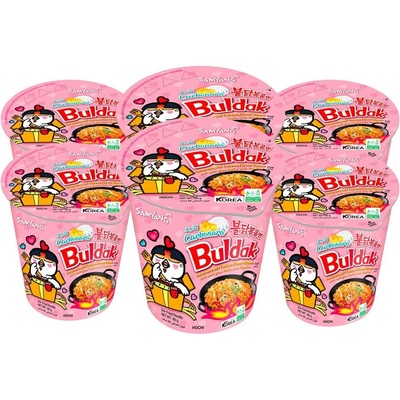 Samyang Buldak ramen Buldak Carbonara cup 6 x 80 g