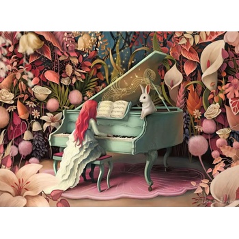 Ravensburger - Puzzle Rabbit Recital - 500 piese