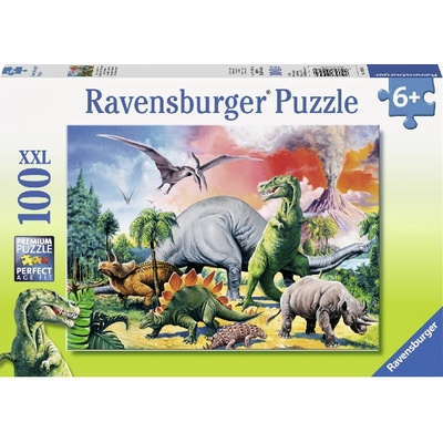 Ravensburger Puzzle Ravensburger Among The Dinosaurs 100pc (10957)
