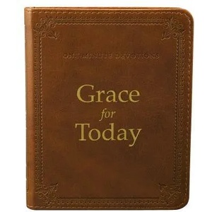 One Minute Devotions Grace for Today Luxleather | Christian Art Gifts (ISBN: 9781432109172)