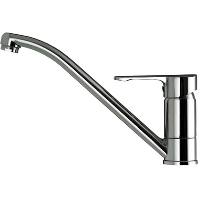 Strohm Teka MF-2 ProJECT НИСЪК Кухненски смесител, въртящ се чучур, хром (Б.537.ХР)